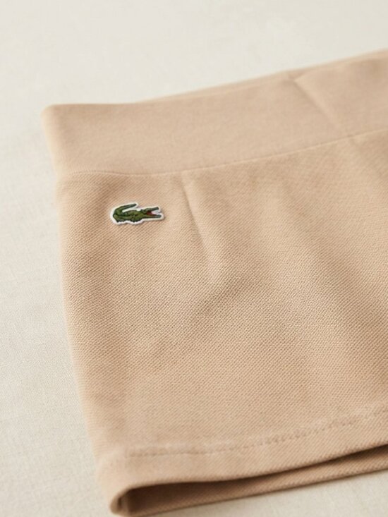 Lacoste Dresses & Skirts - Lacoste Pique Tennis Skirt Beige High Rise A-Line Size 38 / US M